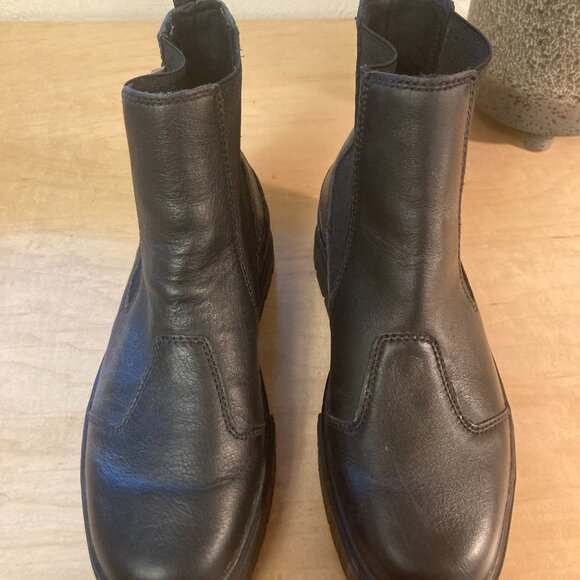 Women’s PUMA Mayze Chelsea Pop Round Toe Platform Boots Black Size 10 - Picture 5 of 5